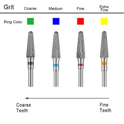 1pcs Carbide Nail Drill Bit Nail Files Bits Electric Milling Cutter for Manicure Burr Drills Pedicure Tools