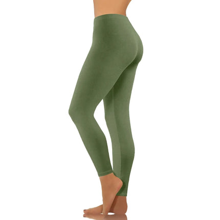 High Waist Women Leggings Women Leggings Seamless Fitness High Elastic Fashion Hip Liftting Slim Gym Trainning Pants PlatiNum