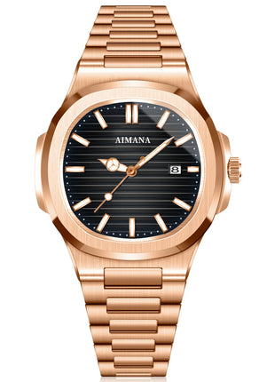 Men's Ultra-Thin Waterproof Quartz Watch with Calendar, High-End Lightweight Design for an Elegant Look