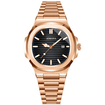 Orologio al Quarzo Ultra-Sottile Impermeabile da Uomo con Calendario, Design Leggero di Alta Gamma per un Look Elegante