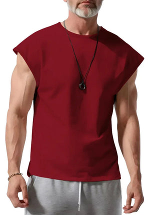 Amazon cross-border men's clothing summer new sleeveless t-shirt youth casual loose thin vest men PlatiNum