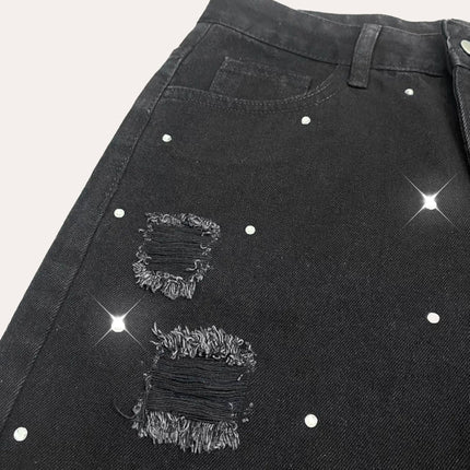 Shorts Female Jeans Jorts New Summer Spring Women Stretch Free Denim Casual Wear Fashion Trendy PlatiNum