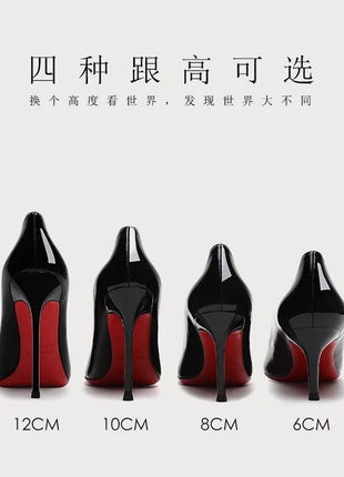 2025 New High Heels Women's Thin Heel French Sexy Leopard Pattern Internet Red Single Shoe 12CM Large Widening Thin Heel PlatiNum