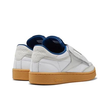 Reebok Club C Skateboard Shoes Unisex Low Top White Blue FU7767