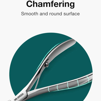 MR.GREEN Nail Cuticle Nipper Manicure Scissors Stainless Steel Dead Skin Remover Pusher Tool Trimmer