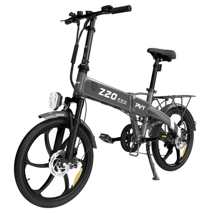 Bicicletta Elettrica Pieghevole PVY Z20 PRO, E-Bike per Uomo e Donna, 50N.m 250W 36V 10.4Ah, Batteria Rimovibile per Pendolarismo, con 7 Velocità