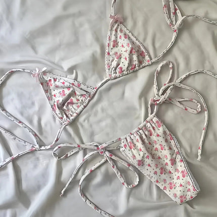 Micro Bikini Push Up Costumi da bagno donna 2025 Costumi da bagno femminili sexy Bikini brasiliano Perizoma Biquini Costumi da bagno Stampa Beachwear platinumshop