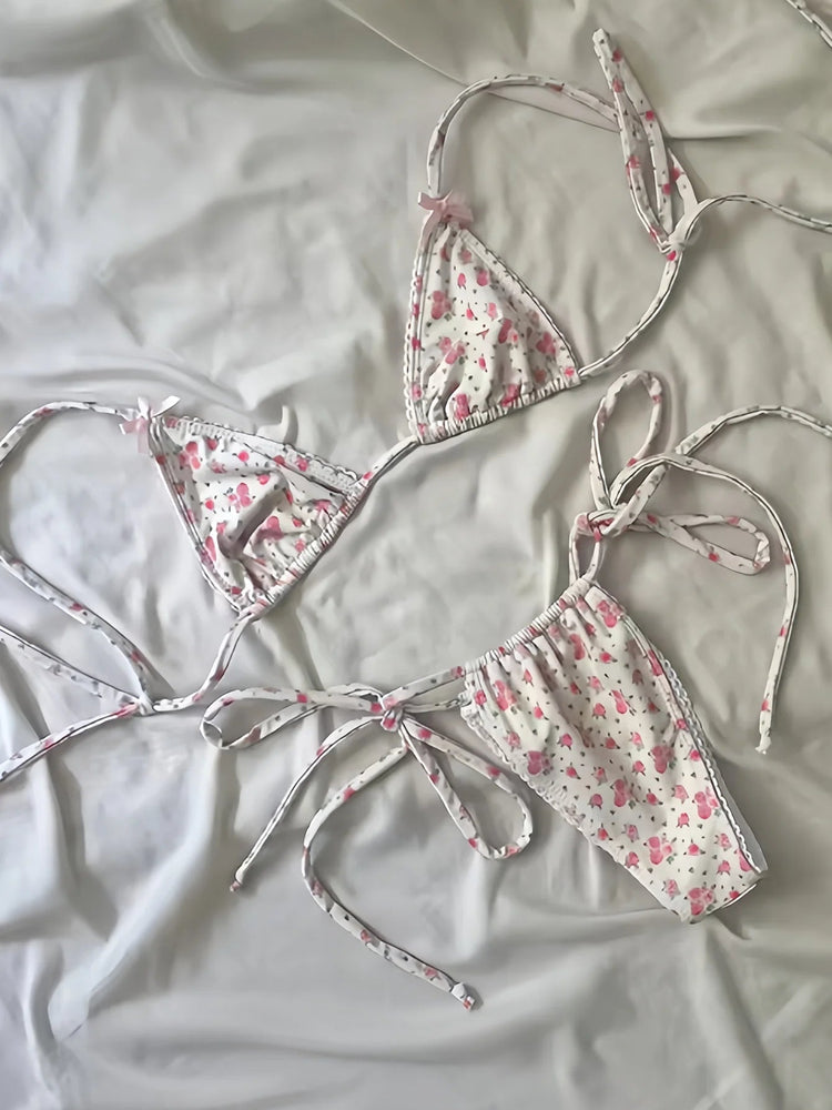 Micro Bikini Push Up Costumi da bagno donna 2025 Costumi da bagno femminili sexy Bikini brasiliano Perizoma Biquini Costumi da bagno Stampa Beachwear platinumshop