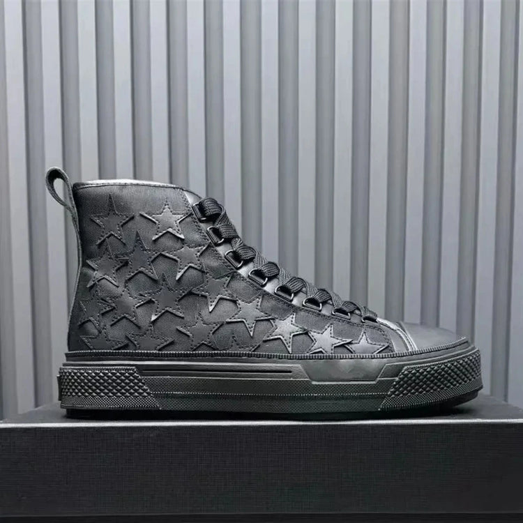 High top canvas shoes for men, 2026 new spring versatile shoes, men's casual board shoes, women's blue canvas shoes