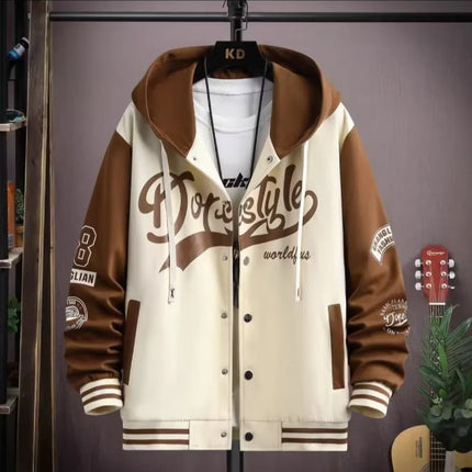 Spring Autumn Men's Sets Korean Fashion Two Piece Set Graphic Hoodies Jacket+Sweatpants 2024 Men Clothing Tracksuit Sets Men