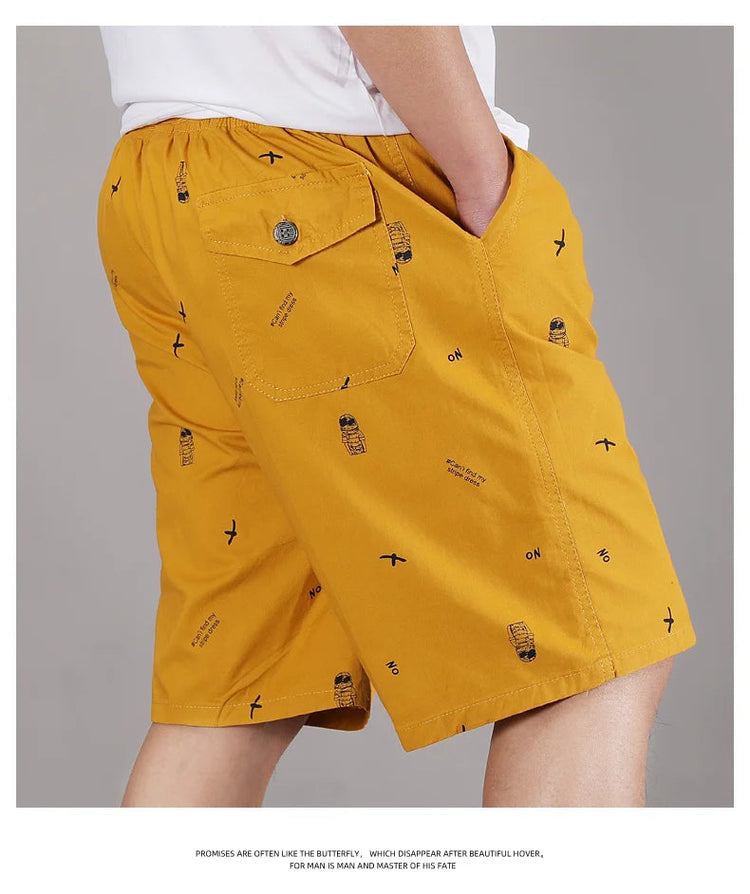 Top Quality 100% cotone Nuovo marchio estivo Moda casual Streetwear Pantaloncini da surf Pantaloni da uomo Pantaloni larghi con coulisse Abbigliamento da uomo platinumshop
