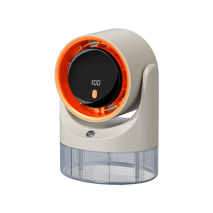 Ventilatore Nebulizzatore con Funzione Umidificatore 360° °   Ventilatore da tavolo regolabile con display LED 100 velocità 16 ° C Ice Fog Batteria da 1800mAh a Lunga Durata