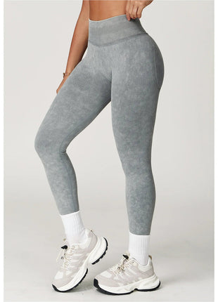 Yoga Pants Impact Leggings Women Seamless Sports Yoga Pant High Waist Ribbed Gym Clothes Fitness Workout Wear Scrunch Bum Tights PlatiNum