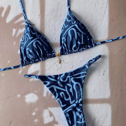Sexy Leopardo Push Up Bikini Costumi da bagno a due pezzi 2026 Micro Bikini Set Costume da bagno donna Abbigliamento da spiaggia Perizoma Costumi da bagno per donna platinumshop