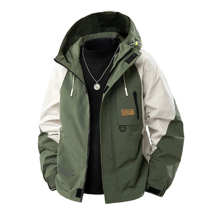 8XL Plus Size Windbreaker Jacket Men Spring Autumn Outerwear Fashion Casual Patchwork Jackets Coats Male Big Size 8XL