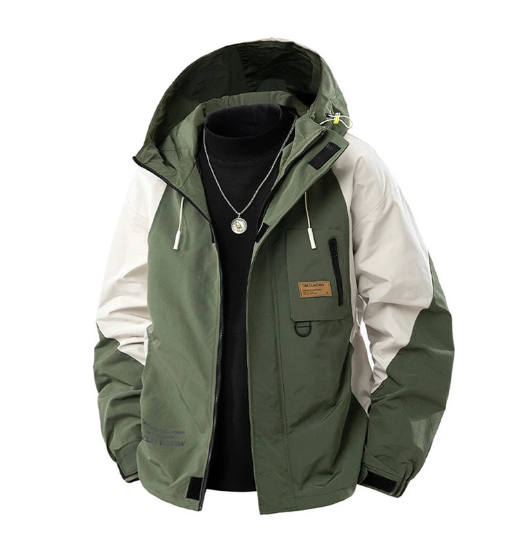 8XL Plus Size Windbreaker Jacket Men Spring Autumn Outerwear Fashion Casual Patchwork Jackets Coats Male Big Size 8XL