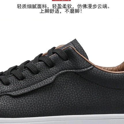 Leather Men's Sports Shoes - Casual Style, Breathable Men's Shoes, Anti-slip and Comfortable, Men's Casual Sneakers