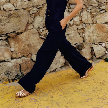 Luxury Gold Flat Sandals Women Summer Hollow Design Gladiator Sandals Comfortable Ankle Strap Casual Beach Shoes Mules Sandalias