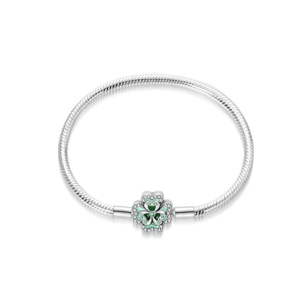 Bracciale con ciondolo in argento sterling 925 di Fmrose Jewelry per la moda femminile, bracciale classico a forma di cuore, gioielli di alta qualità PlatiNum