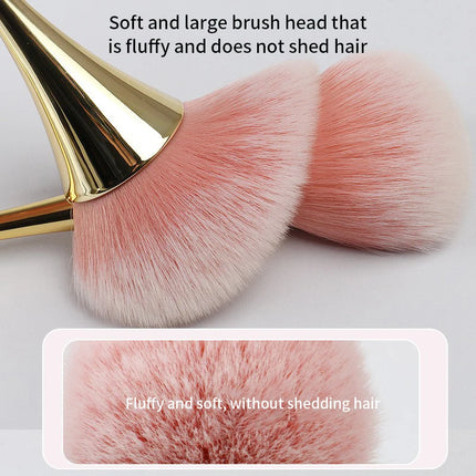 Nail Art Brush Art Dust Brush for Manicure Beauty Brush Blush Powder Brushes Fashion Gel Nail Accessories Nail Pretty Tools