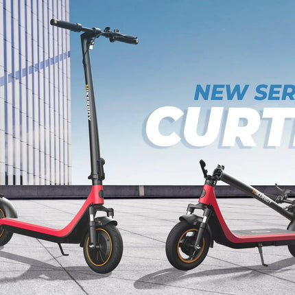 Monopattino Elettrico Unisex HIKERBOY CURTIS PLUS 500W 48V10.4Ah con Pneumatici da 10 Pollici per Adulti, Portatile per il Trasporto Urbano