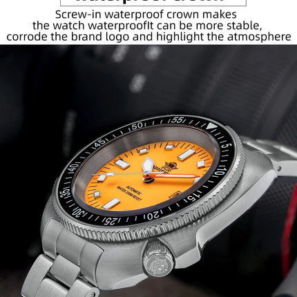 ADDIESDIVE 2025 NEW NH35A Automatic Mechanical Watches Watch For Man BGW9 Blue Luminous 20Bar Waterproof Sapphire Glass Japan