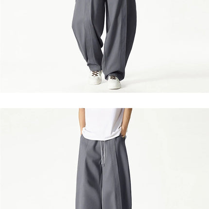 2025 vendite calde pantaloni a gamba larga pantaloni casual da uomo stili giapponesi pantaloni Harun da uomo streetwear moda hip hop pantaloni lanterna allentati