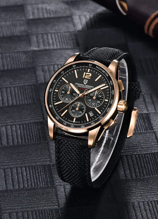 Orologio al Quarzo da Uomo Pagani Design VK63, 41MM, Vetro Zaffiro, Impermeabile 10 Bar, Sportivo, Reloj Hombre