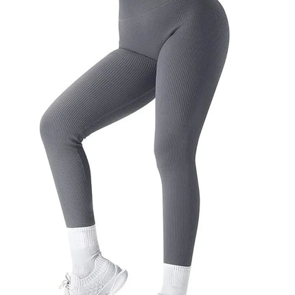 Women Yoga Pants High Waisted Sport Gym Fitness Leggings Women Seamless Female Legging Tummy Control Running Tights PlatiNum
