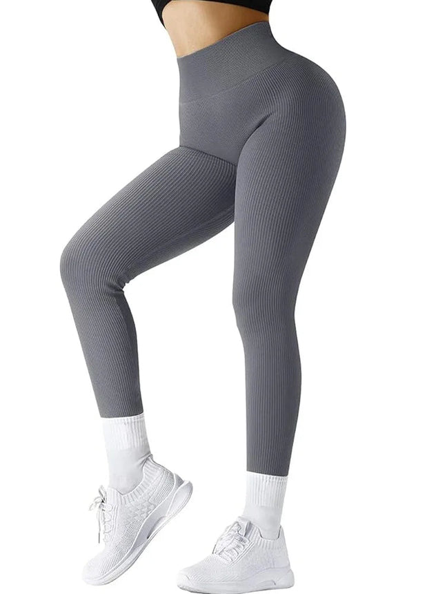 Women Yoga Pants High Waisted Sport Gym Fitness Leggings Women Seamless Female Legging Tummy Control Running Tights PlatiNum