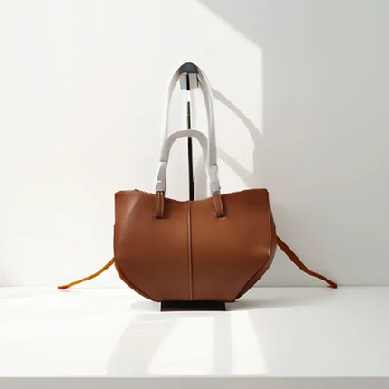 Borsa a secchiello retrò chic, ampia capacità, da indossare sotto il braccio o a spalla, design di moda senza tempo
