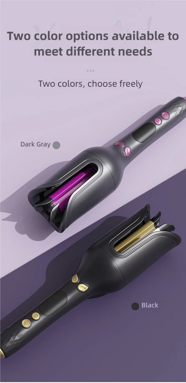TINSOL 32MM Electric Rotary Curling Iron Automatic Hair Curler Negative Ion Air Rotating Curling Bar Professional Styling Tool