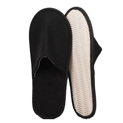 Disposable Slippers for Women and Men Non-Slip Hotel Travel Slippers Indoor Guest Slippers for Home Unisex Closed Toe Shoes Family Salon