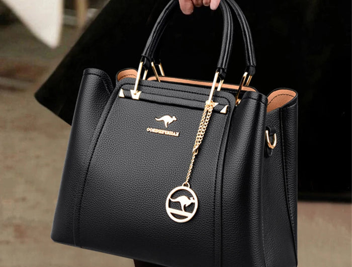 2024 Luxury Women Designer 3 Layers Shoulder Crossbody Sac Ladies Large Capacity Leather Handbags Shopper Brand Messenger Totes PlatiNum