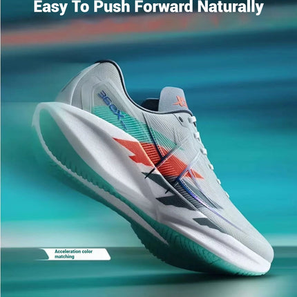 Xtep 360X 2.0 Professional Marathon Running Shoes For Men Racing Carbon Plate Shock Absorbent Sports Training Shoes 975219110035 PlatiNum