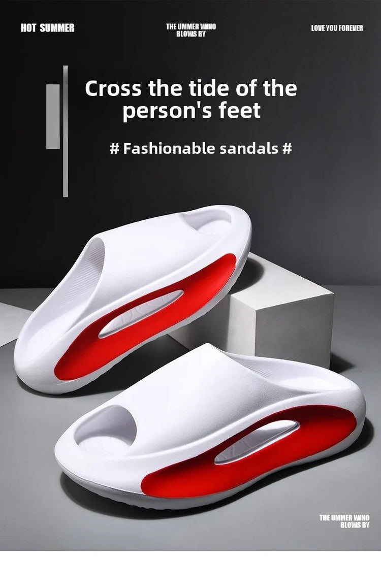 Pantofole in cocco Le donne indossano sandali Coppia fondo spesso Eva Step on Shit Feeling Home Home Pantofole di grandi dimensioni Scarpe - platinumshop