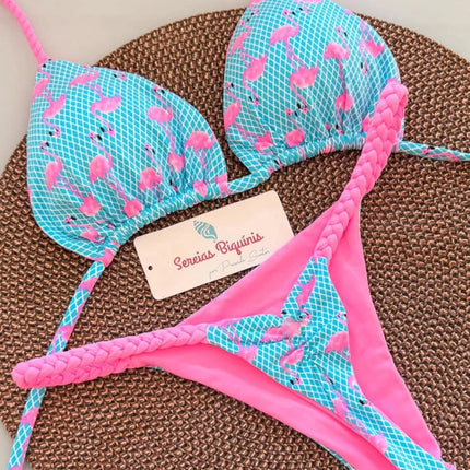 Micro Bikini 2026 Costume da bagno donna Nuovo costume da bagno sexy Halter Bikini Set brasiliano Biquini Perizoma femminile Beachwear Party Wear platinumshop