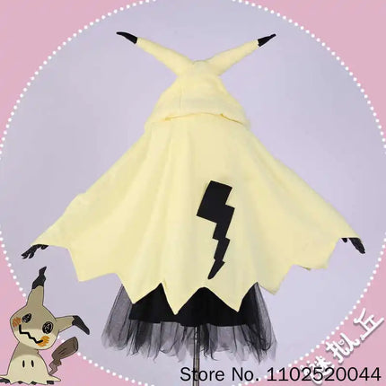 Mimikyu Cosaplay Costume Anime Cartoon Suit Cute Women Pajama Halloween Carnival Party Dress Cloak For Adults Gifts Customized