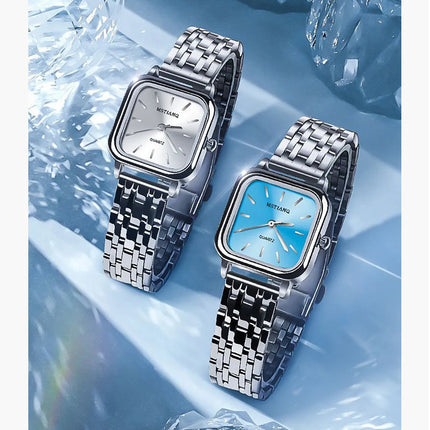 Orologio da donna di lusso Orologio da polso al quarzo da donna con cintura in acciaio alla moda delle migliori marche Montre Femme Bellissimi regali Orologi da donna di lusso platinumshop