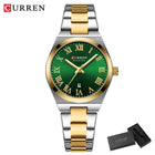 CURREN Orologio da donna, Orologi da donna, Orologi da donna, Abito alla moda impermeabile Bracciale in acciaio inossidabile Orologi analogici Data platinumshop