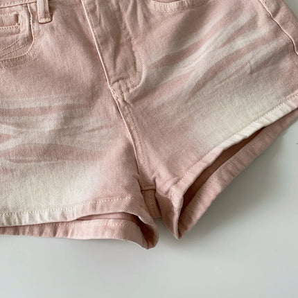 SINGREINY Women's Gradient Denim Shorts, High Quality, Aesthetic, Casual, Comfortable, American Retro Style, Basic, Beach