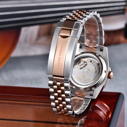 PAGANI DESIGN quadrante smaltato 2025 nuovi orologi da uomo DD36 argento oro orologio automatico di lusso da uomo orologio da polso meccanico impermeabile