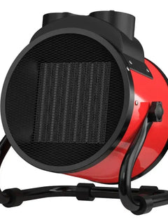 Portable Electric Space Heater with Overheat and Tip-Over Protection 2000W Adjustable Thermostat 2 Heat Settings + Fan Mode for