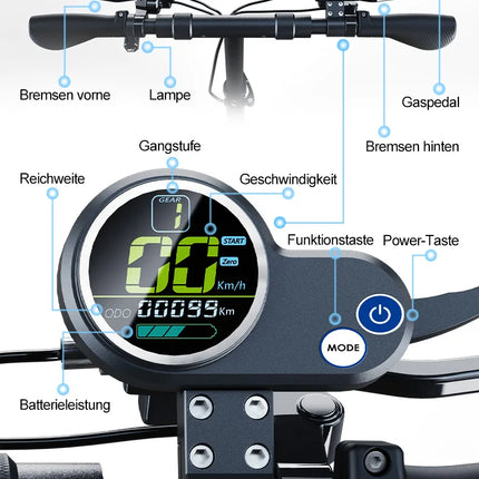 Monopattino Elettrico JOYOR Y8-S per Adulti, 500W 48V26Ah, 25km/h, Ruote da 10 Pollici, Pieghevole, Magazzino in Germania, Certificato CE ABE