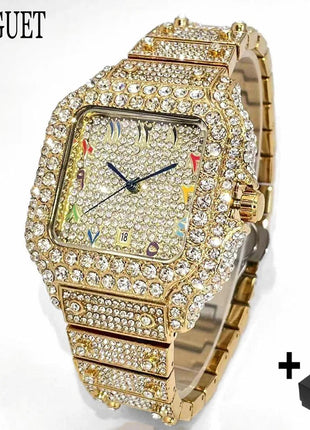 Orologio da Donna UNIGUET di Lusso alla Moda, Elegante Quadrante Piccolo con Diamanti Rosa, Mini Orologio da Polso al Quarzo Bling-Bling da Donna, Regalo platinumshop
