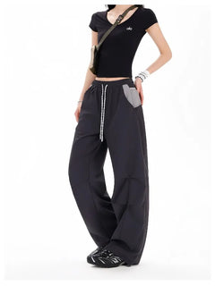 Women's Water-Repellent Urban Cargo Pants – Lightweight, Low-Waist & Multi-Pocket Design for Outdoor & Casual Wear