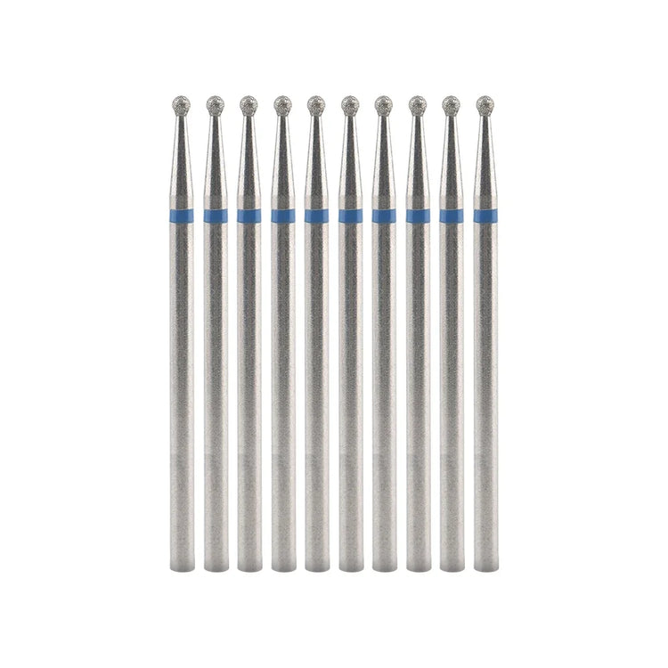 10Pcs Diamond Milling Cutter For Manicure Electric Nail Drill Bits Accessory Pedicure Machine Nail File Gel Remover Tool uñas Accesorios Y Herramientas