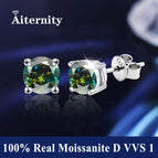 4 Poli Verde / 0.5ct Moissanite
