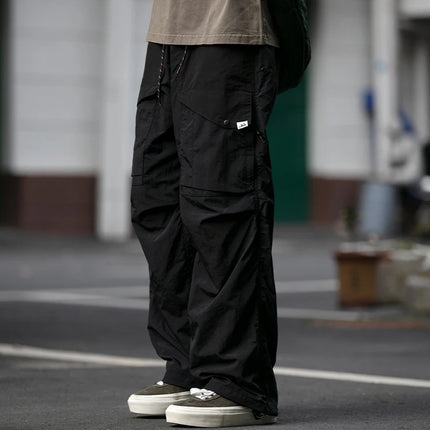 Spring Summer Korean Outdoor Functional Waterproof Cargo Pants For Men Clothing Harajuku Joggers Casual Breathable Pants Male