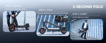 IScooter i10 Scooter elettrico 10 pollici 650W 15Ah Scooter elettrico pieghevole Kick Scooter gamma massima 45km eScooter elettrico Whit APP